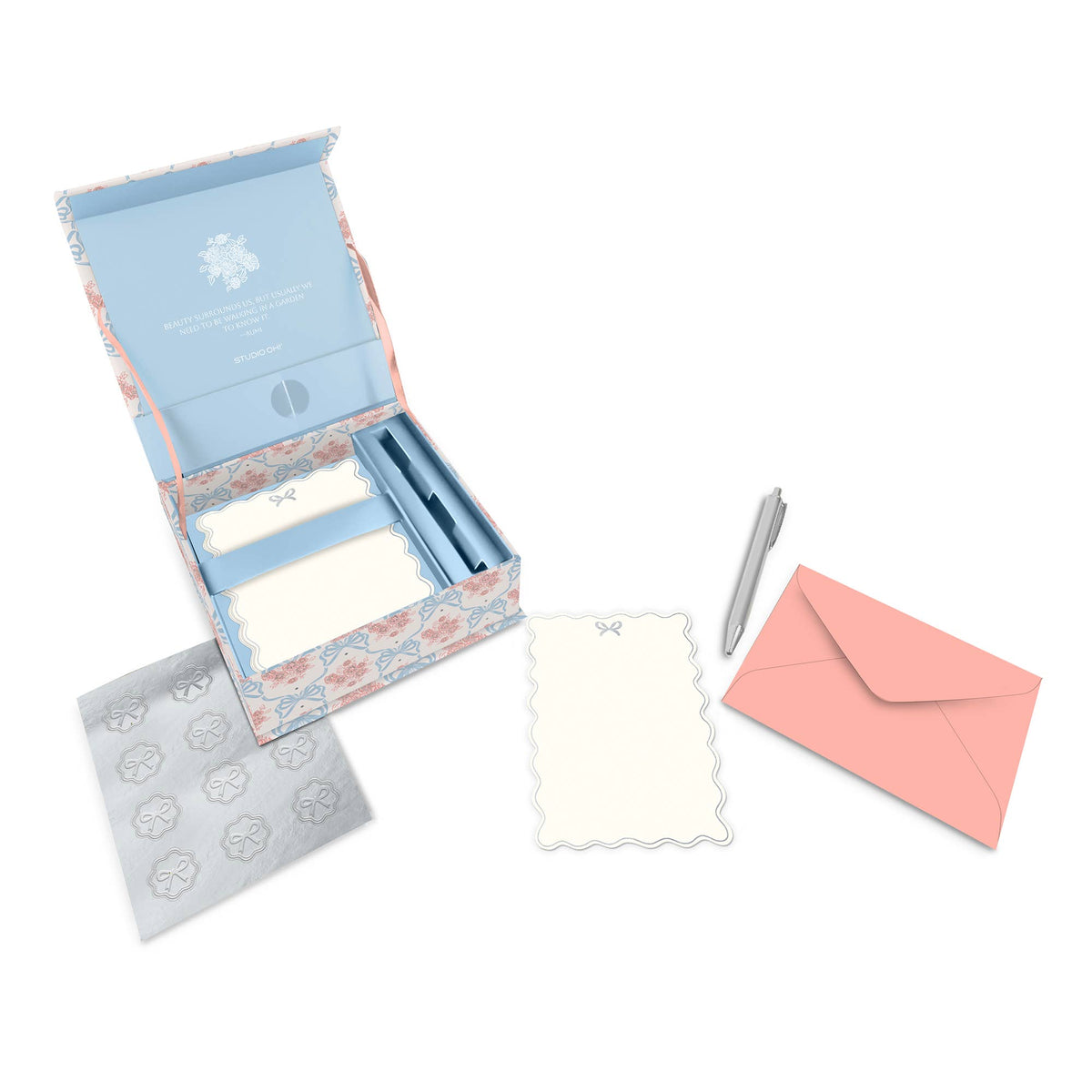 Romantic Rococo Luxury Stationery Set - Bria Blair Creative