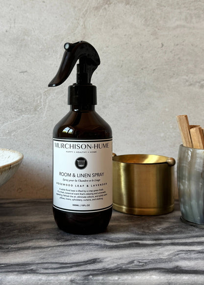 Room & Linen Spray: Rosewood Leaf & Lavender - Bria Blair Creative
