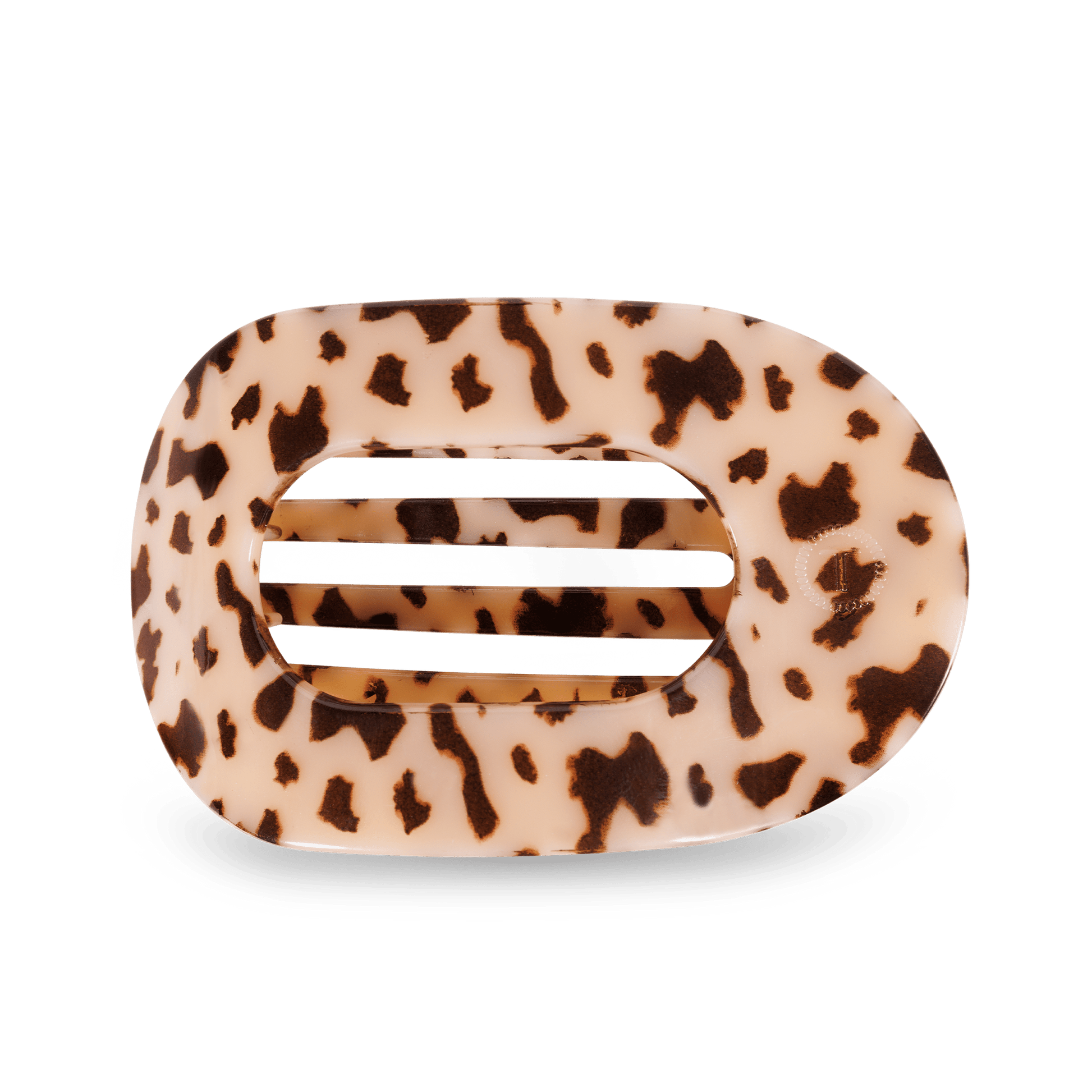 Round Flat Hair Clip | Large | Blonde Tortoise - Bria Blair Creative