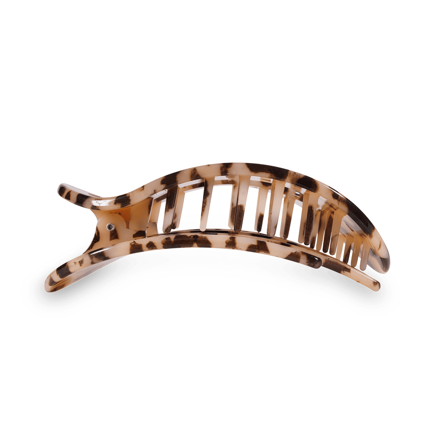 Round Flat Hair Clip | Large | Blonde Tortoise - Bria Blair Creative