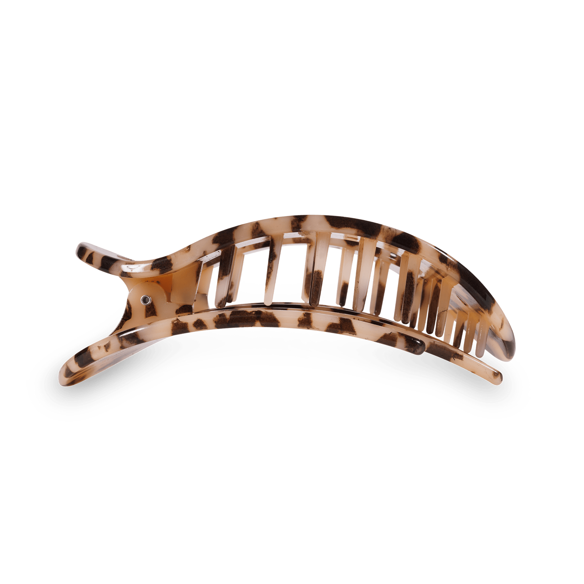 Round Flat Hair Clip | Large | Blonde Tortoise - Bria Blair Creative