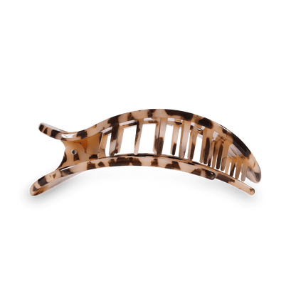 Round Flat Hair Clip | Large | Blonde Tortoise - Bria Blair Creative