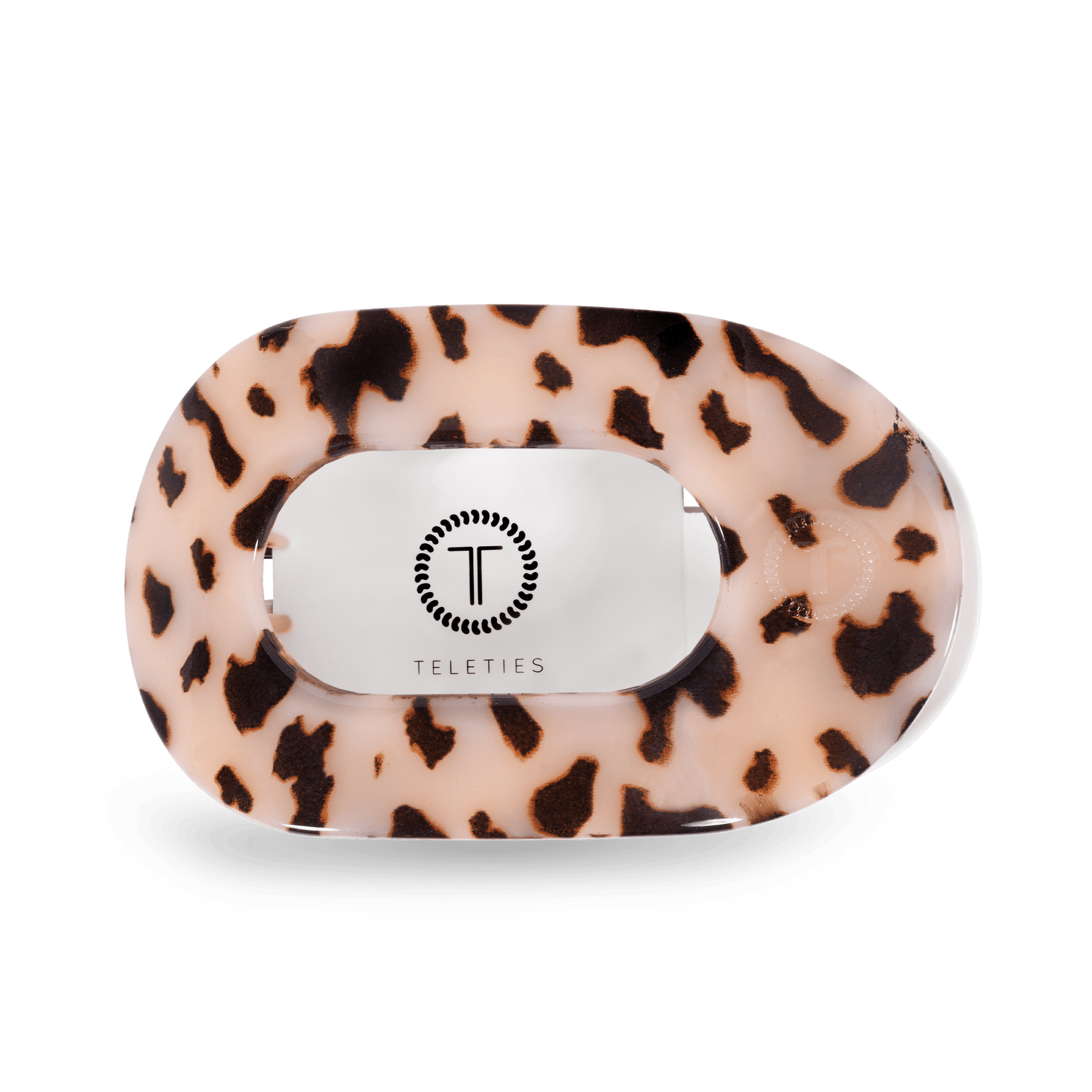 Round Flat Hair Clip | Large | Blonde Tortoise - Bria Blair Creative