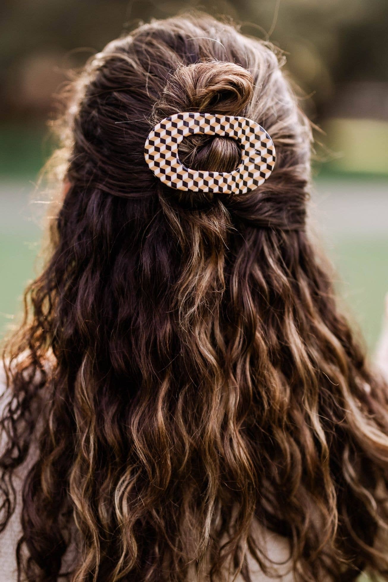 Round Flat Hair Clip | Small | Gone Glamping - Bria Blair Creative