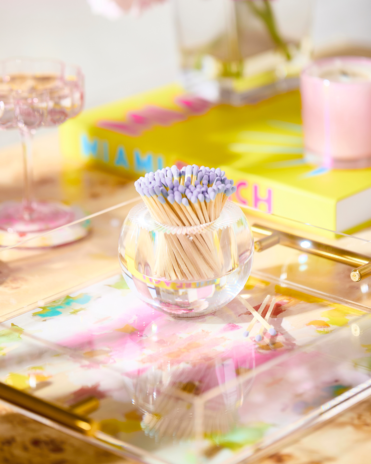 Round Match Striker | Lavender Matches - Bria Blair Creative