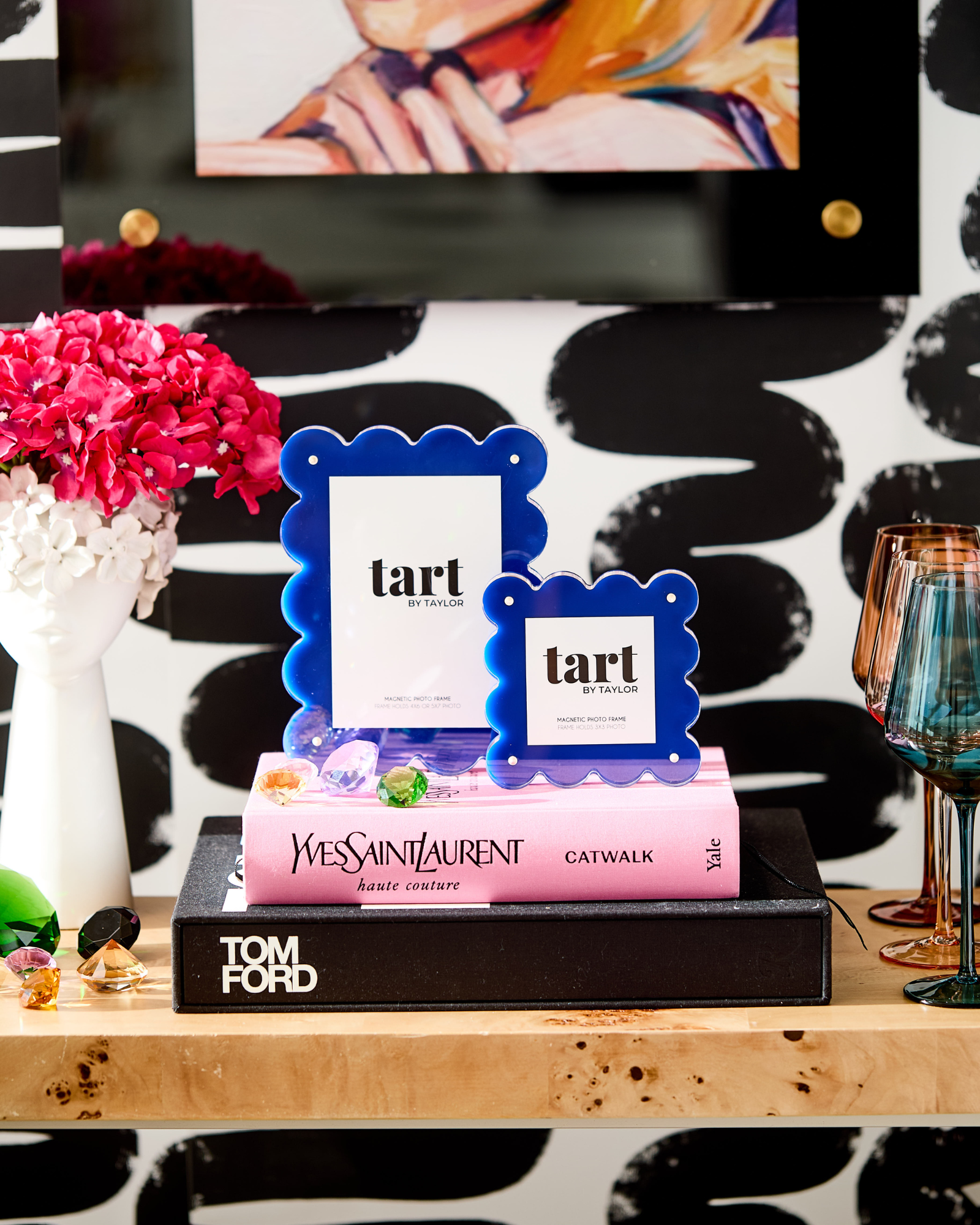 Royal Blue Acrylic Picture Frame - Bria Blair Creative