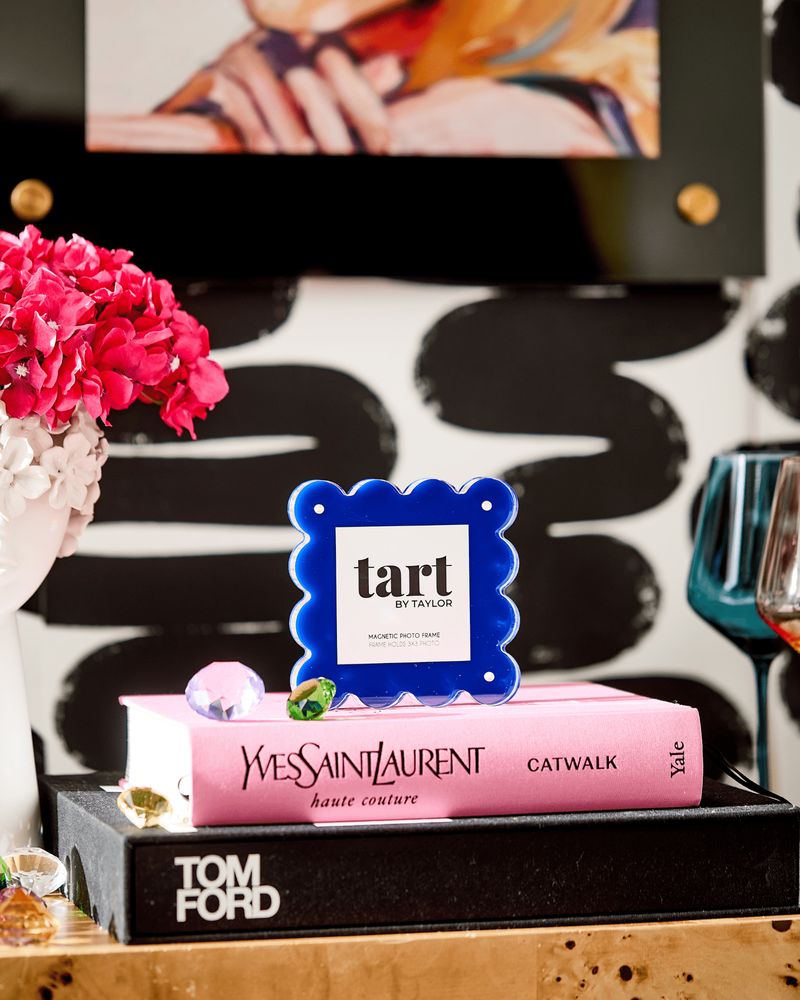 Royal Blue Mini Acrylic Picture Frame - Bria Blair Creative