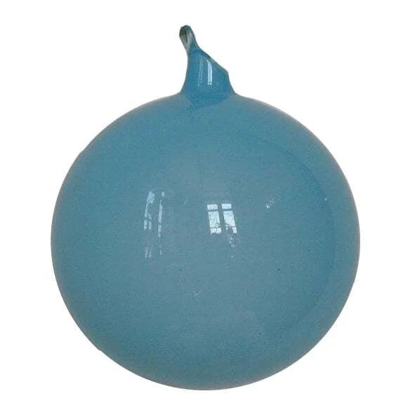 120mm Bottle Glass Ball Ornament - Aqua