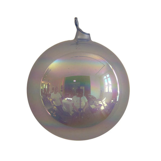 120mm Pearl Glass Ball - Periwinkle