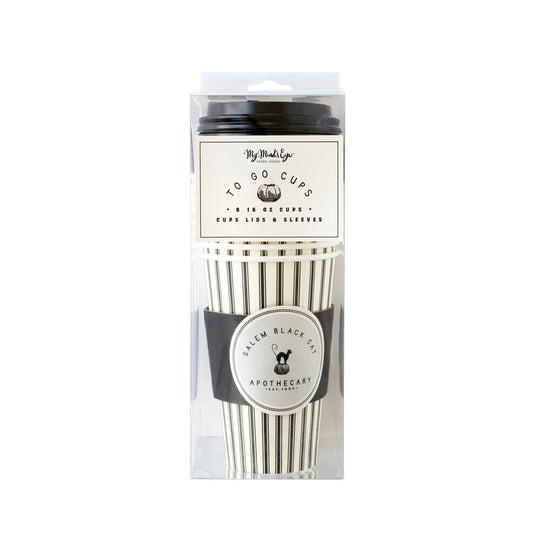 Salem Black Cat To Go Cups - Bria Blair Creative