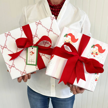 Santa Cabana Stripe Gift Wrap Sheets - Bria Blair Creative