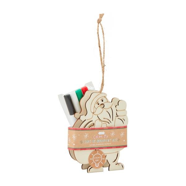 Santa Color - Me Light - Up Ornament - Bria Blair Creative