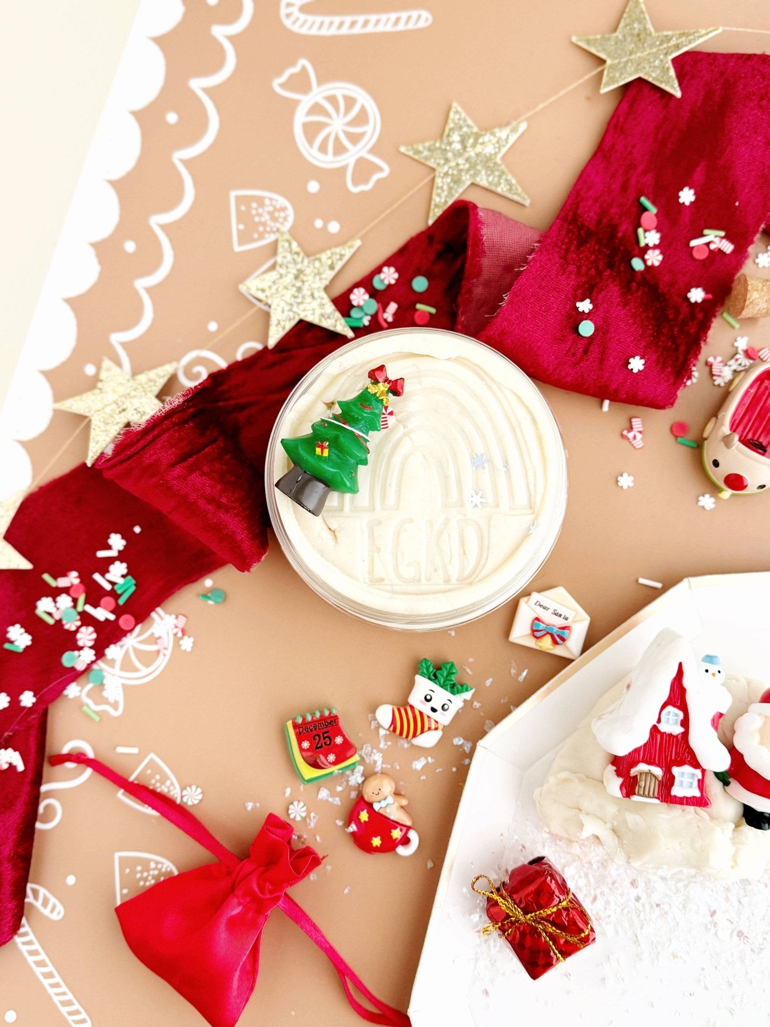 Santa's Cottage (Milk & Cookies) KidDough Play Kit - Bria Blair Creative