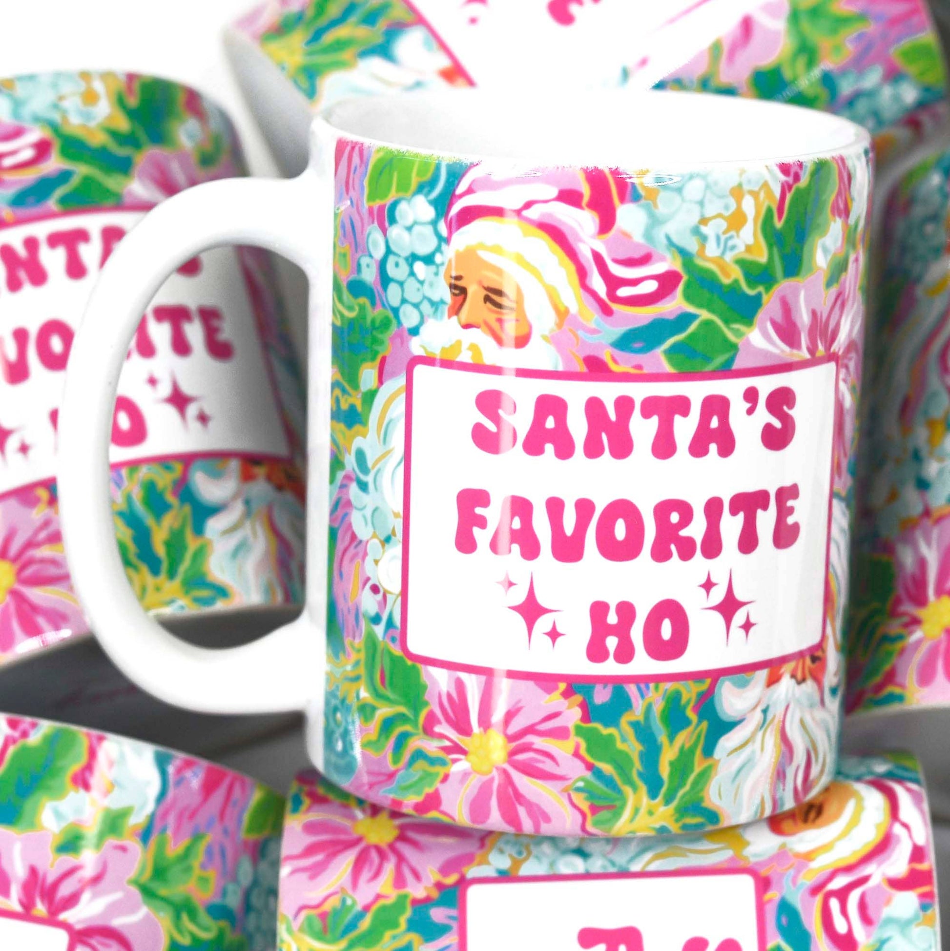 Santa's Favorite Ho Funny Christmas Coffee Mug: 11oz - Bria Blair Creative