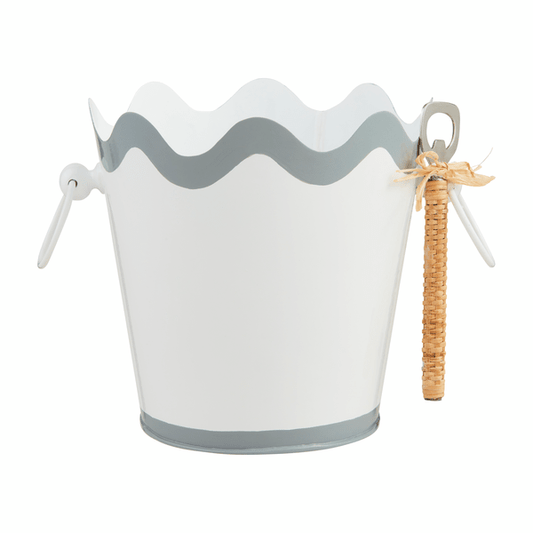 Scalloped Ice Bucket Set - Bria Blair Creative
