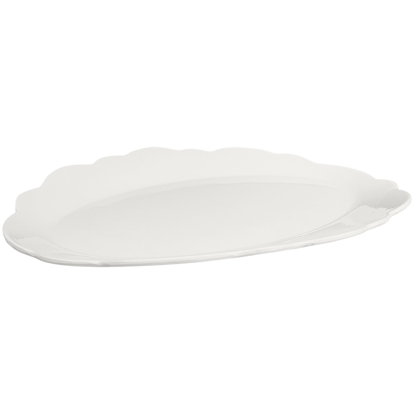 Scalloped Serving Oval and Soup/Cereal Bowl Set of 2 - Bria Blair Creative