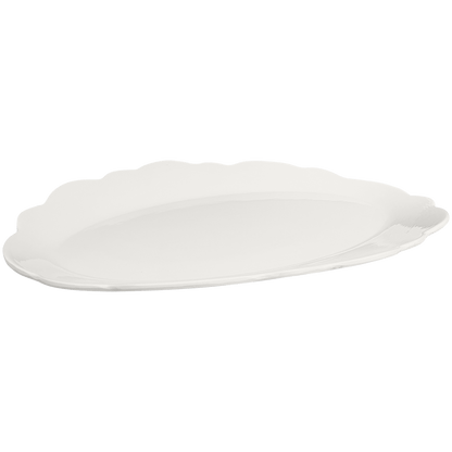 Scalloped Serving Oval and Soup/Cereal Bowl Set of 2 - Bria Blair Creative