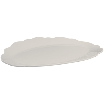 Scalloped Serving Oval and Soup/Cereal Bowl Set of 2 - Bria Blair Creative