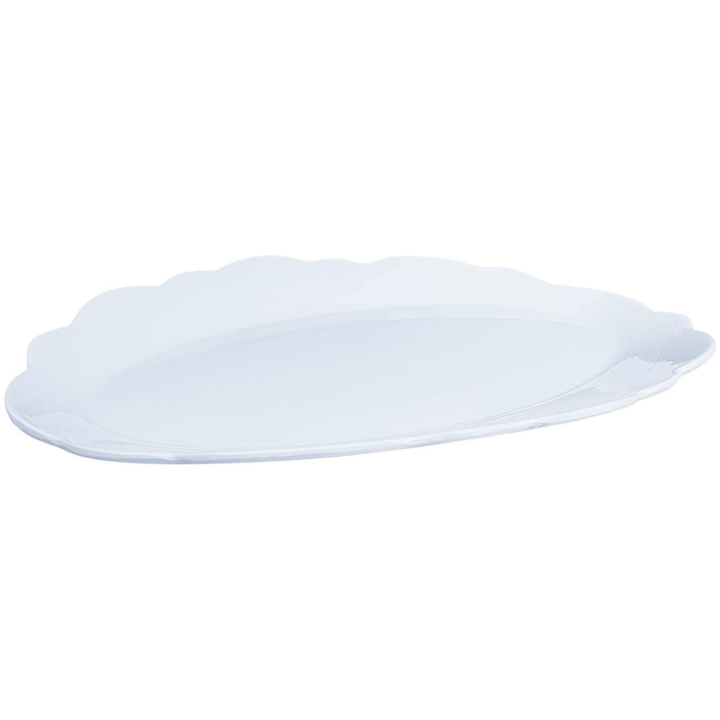 Scalloped Serving Oval and Soup/Cereal Bowl Set of 2 - Bria Blair Creative