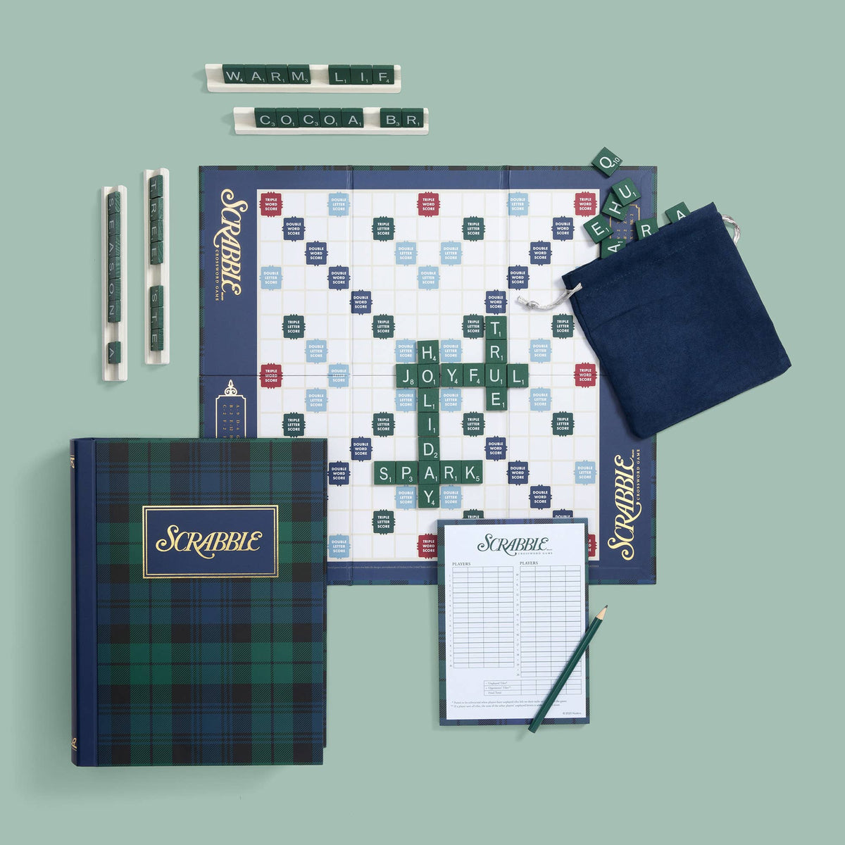 Scrabble Holiday Bookshelf Edition - Bria Blair Creative