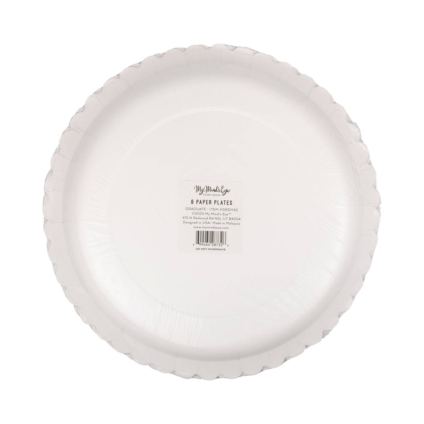 Script Graduate 10" Plate - Bria Blair Creative