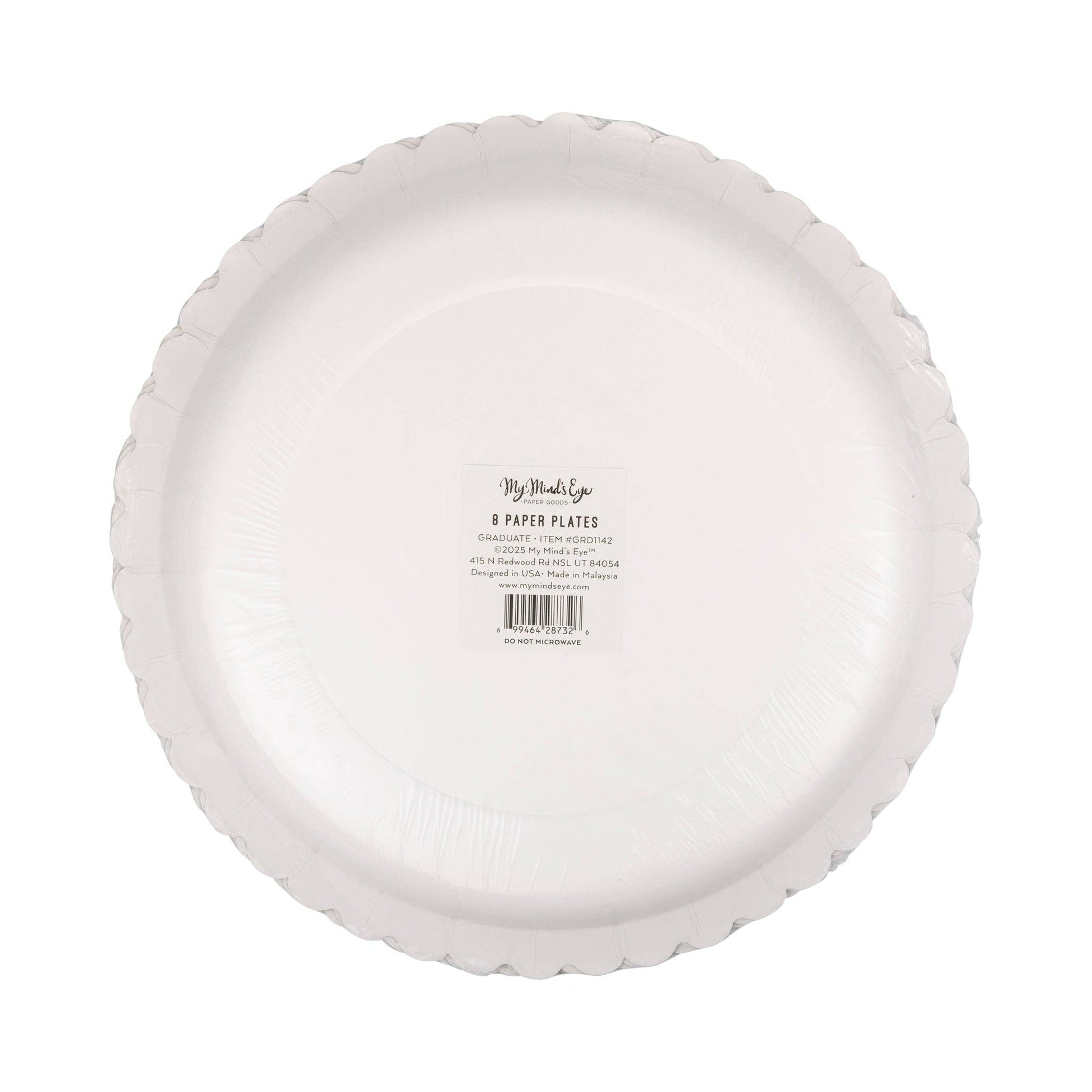 Script Graduate 10" Plate - Bria Blair Creative