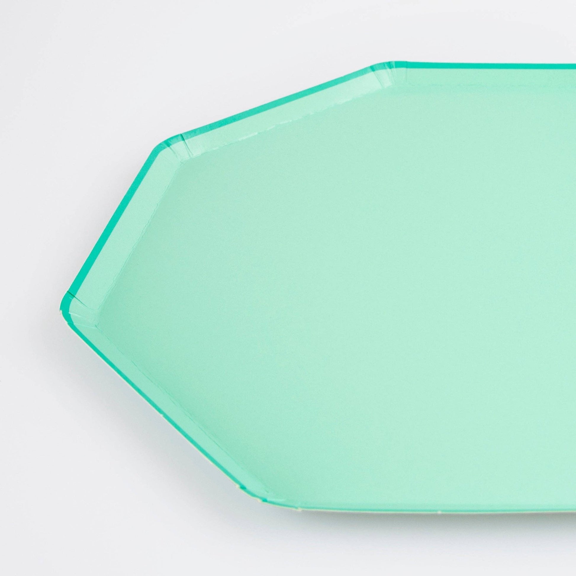 Sea Foam Green Dinner Plates - Bria Blair Creative
