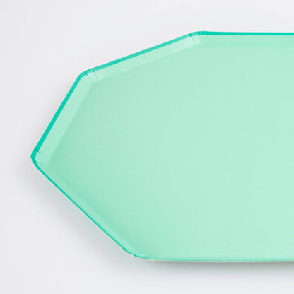 Sea Foam Green Dinner Plates - Bria Blair Creative