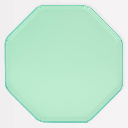 Sea Foam Green Dinner Plates - Bria Blair Creative