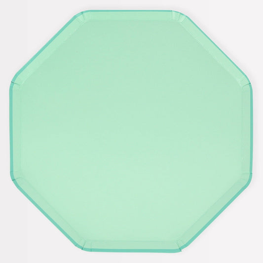 Sea Foam Green Dinner Plates - Bria Blair Creative