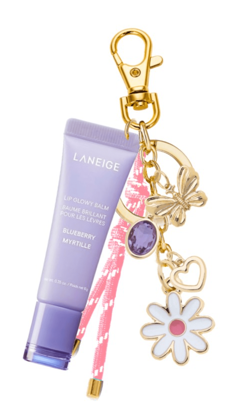 Secret Garden Cluster Bag Charm in Lavender & Shiny Gold - Bria Blair Creative