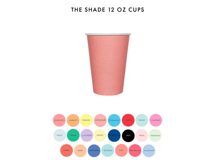 Shades 12 oz Cups - 8 Pk. - 23 Color Options: Amaranth - Bria Blair Creative