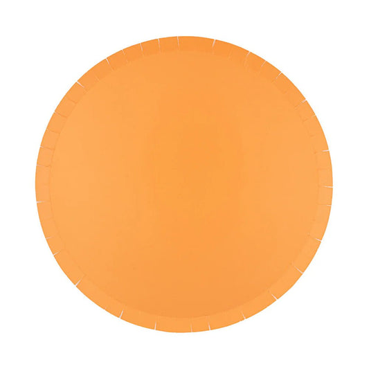 Shades Apricot Dinner Plates - Bria Blair Creative