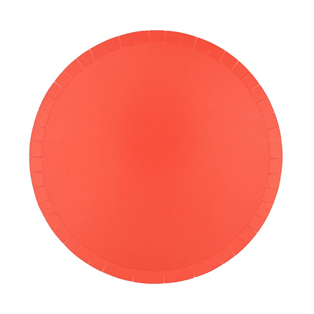 Shades Dessert Plates - 8 Pk. - 23 Color Options: Cherry - Bria Blair Creative