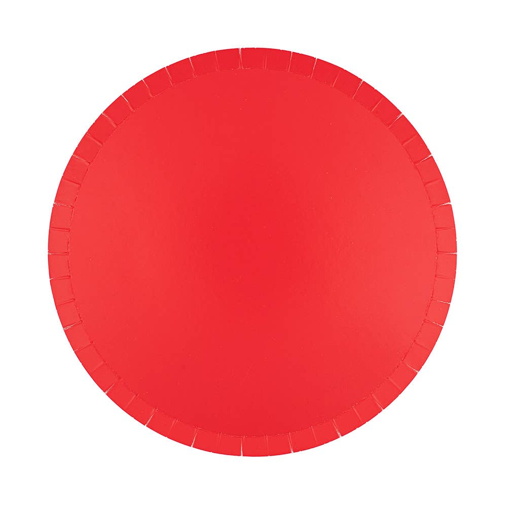 Shades Dessert Plates - 8 Pk. - 23 Color Options: Flamingo - Bria Blair Creative
