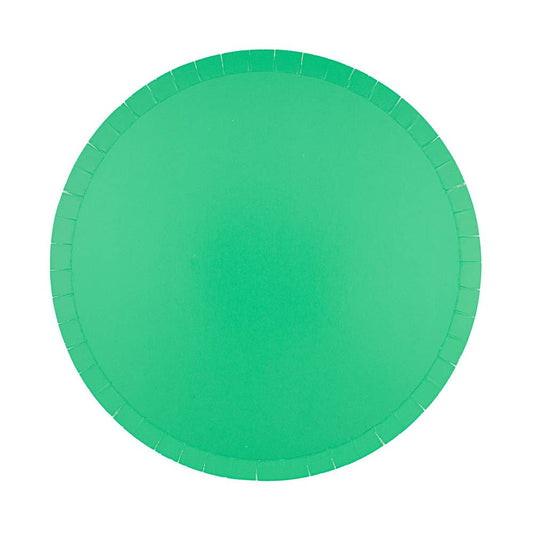 Shades Dessert Plates - 8 Pk. - 23 Color Options: Grass - Bria Blair Creative