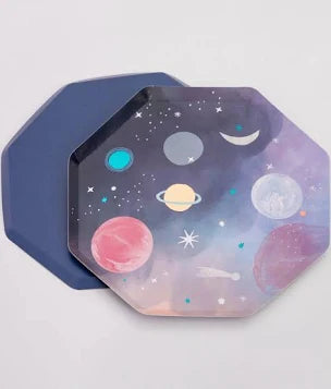 Space Party Plates - Set of 8