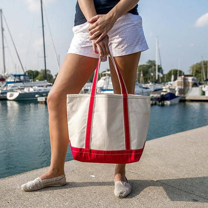 ShoreBags Classic Tote Medium Private Label Customizable: Navy - Bria Blair Creative