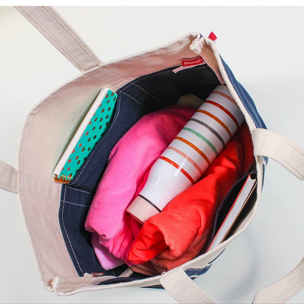 ShoreBags Classic Tote Medium Private Label Customizable: Surf - Bria Blair Creative