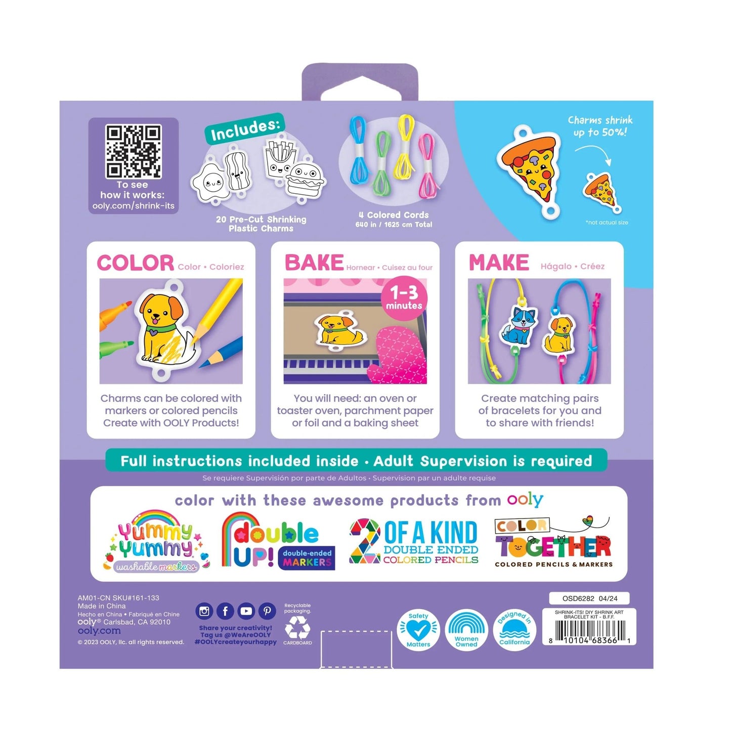 Shrink - Its! D.I.Y. Shrink Art Bracelets Kit - B.F.F. - Bria Blair Creative