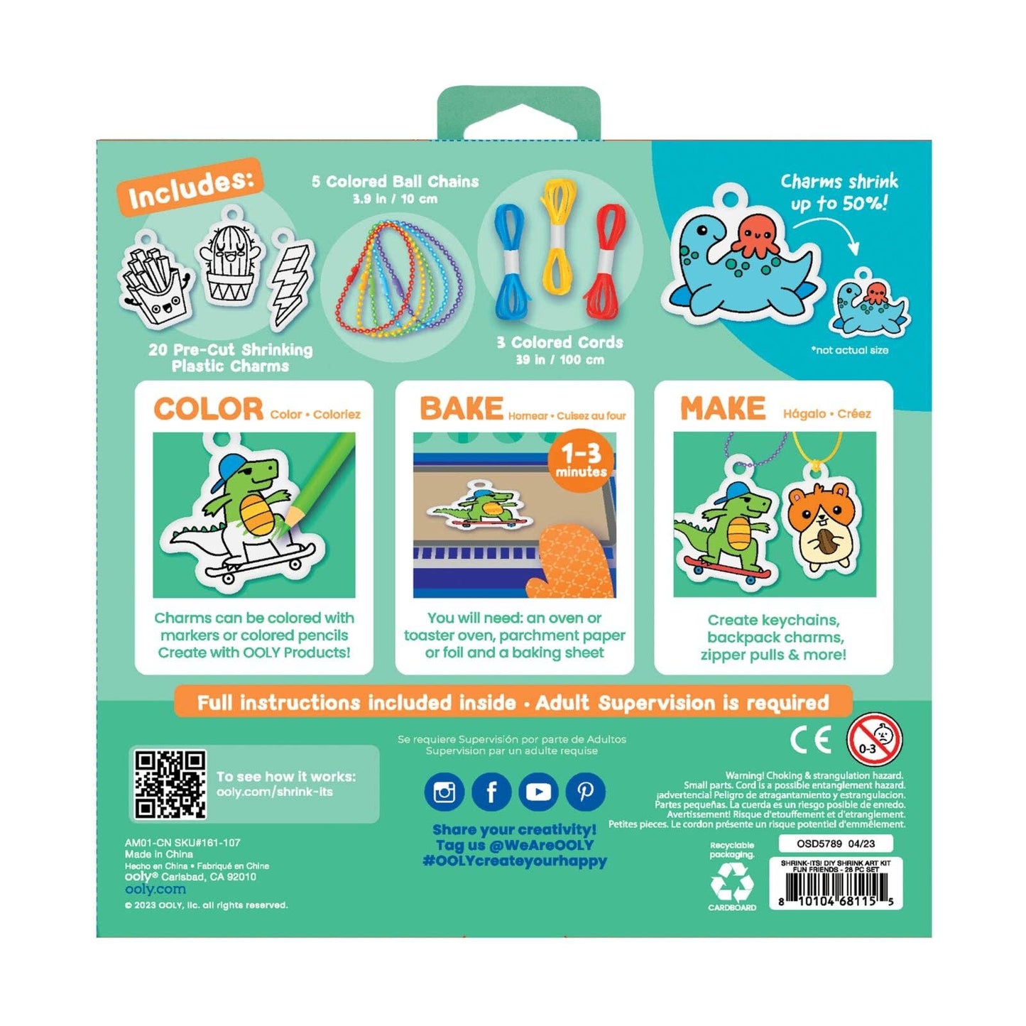 Shrink - Its! D.I.Y. Shrink Art Kit - Fun Friends - Bria Blair Creative