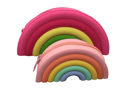 Silicone Jelly Rainbow Coin Purse Pouch - Bria Blair Creative