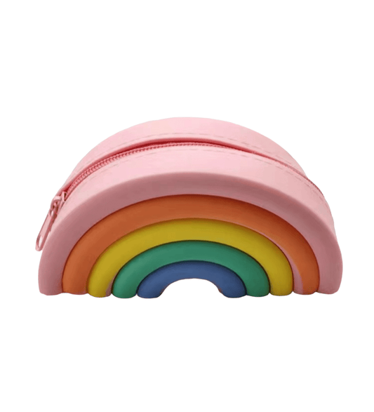 Silicone Jelly Rainbow Coin Purse Pouch - Bria Blair Creative