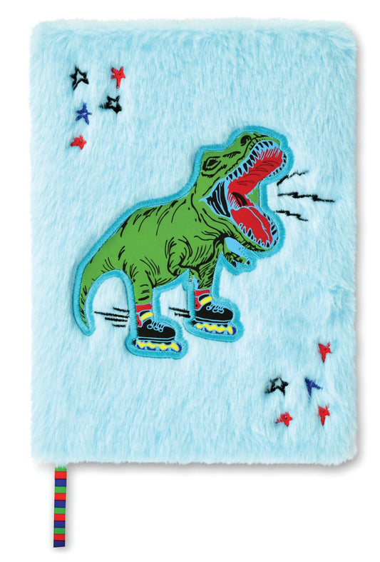 SKATING DINOSAUR FURRY JOURNAL - Bria Blair Creative