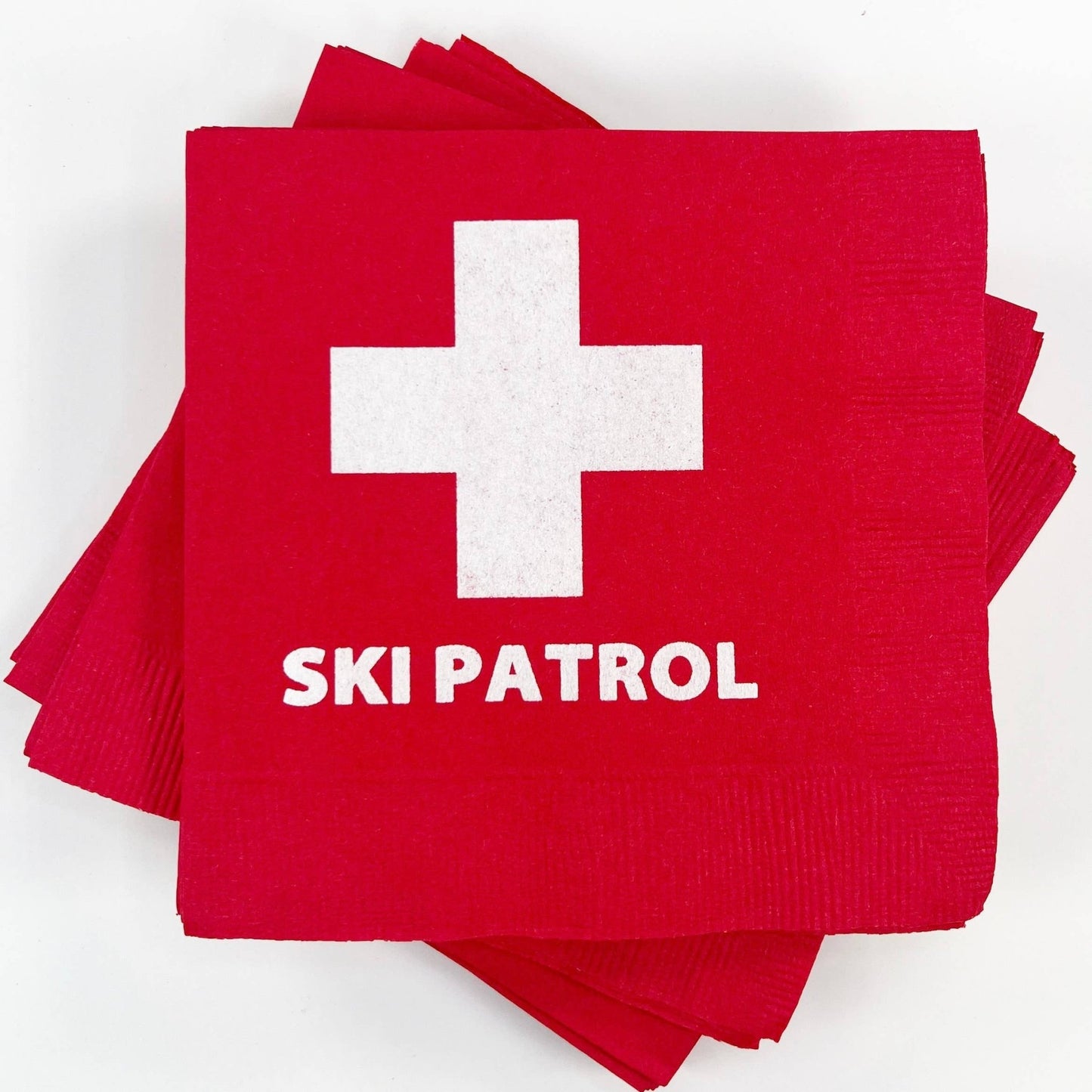 Ski Patrol Napkins - Bria Blair Creative