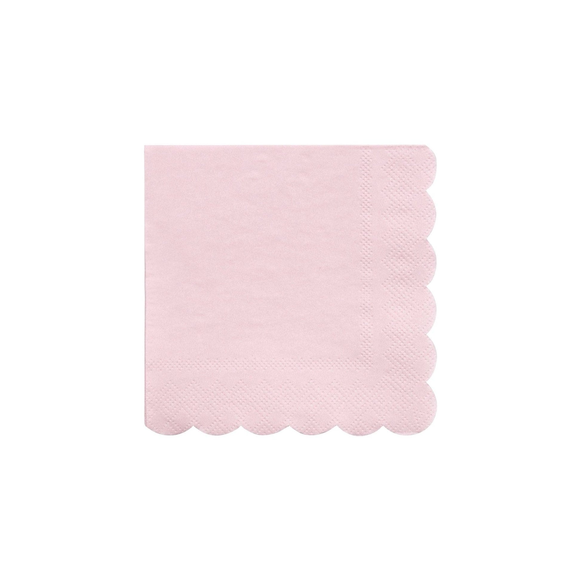 Small Candy Pink Paper Napkins - Bria Blair Creative