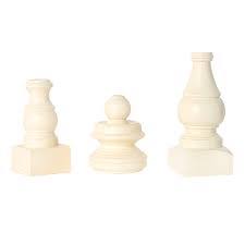 Small Cream Display Poles - Short - Bria Blair Creative