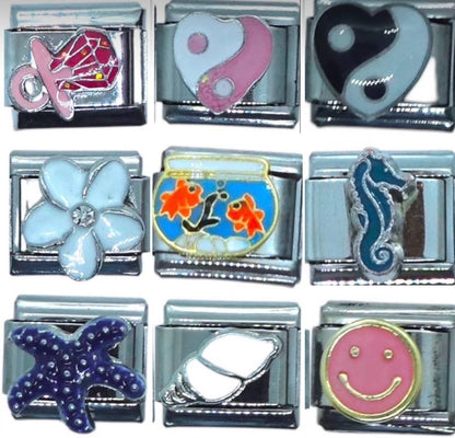 Small Italian Charm Set Up Kit : Silver - Bria Blair Creative