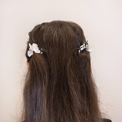 Small Square Tortoise Shell Hair Claw Clips - 2 Pack - Bria Blair Creative