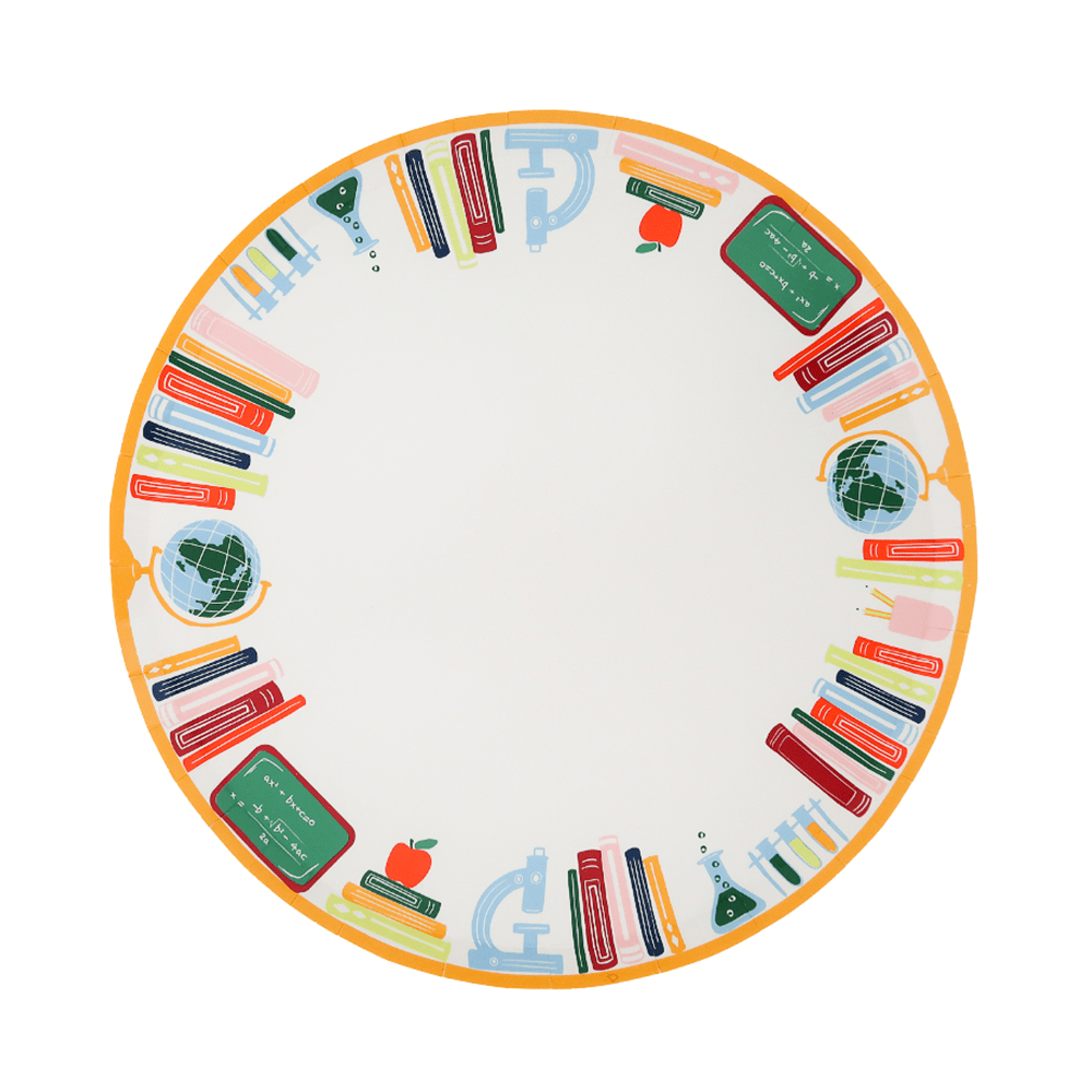 Smarty Pants Bookshelf Large Plates - Bria Blair Creative